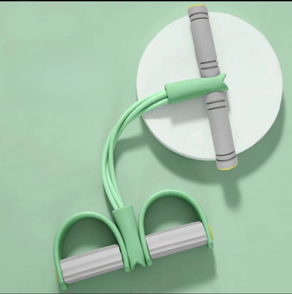 QIAWI 21 Fitness Resistance Bands-4 Tube Pedal Ankle Puller