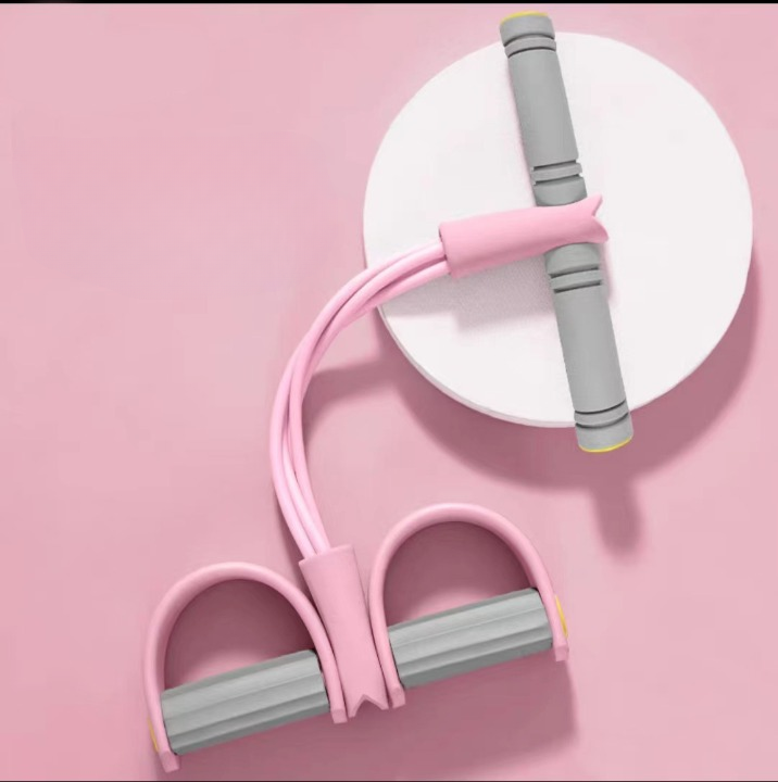 QIAWI 21 Fitness Resistance Bands-4 Tube Pedal Ankle Puller