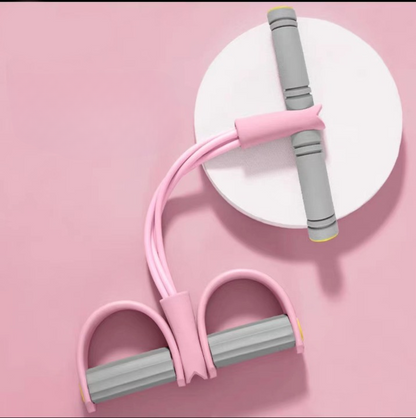 QIAWI 21 Fitness Resistance Bands-4 Tube Pedal Ankle Puller